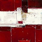 2011 Red Abstract II painting